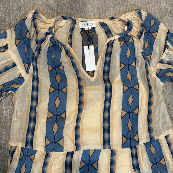 Velvet Kelly Embroidered Mini Dress NWT - Picture 7 of 12